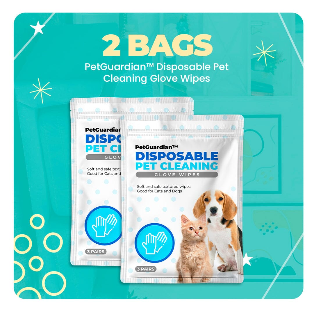 PetGuardian™ Disposable Pet Cleaning Glove Wipes