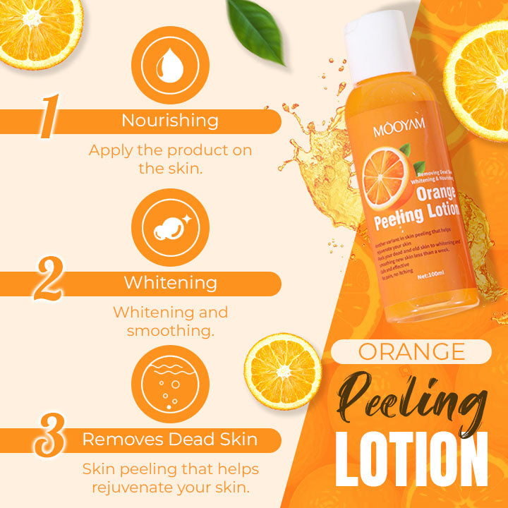 Orange and Mandarin Peeling Lotion