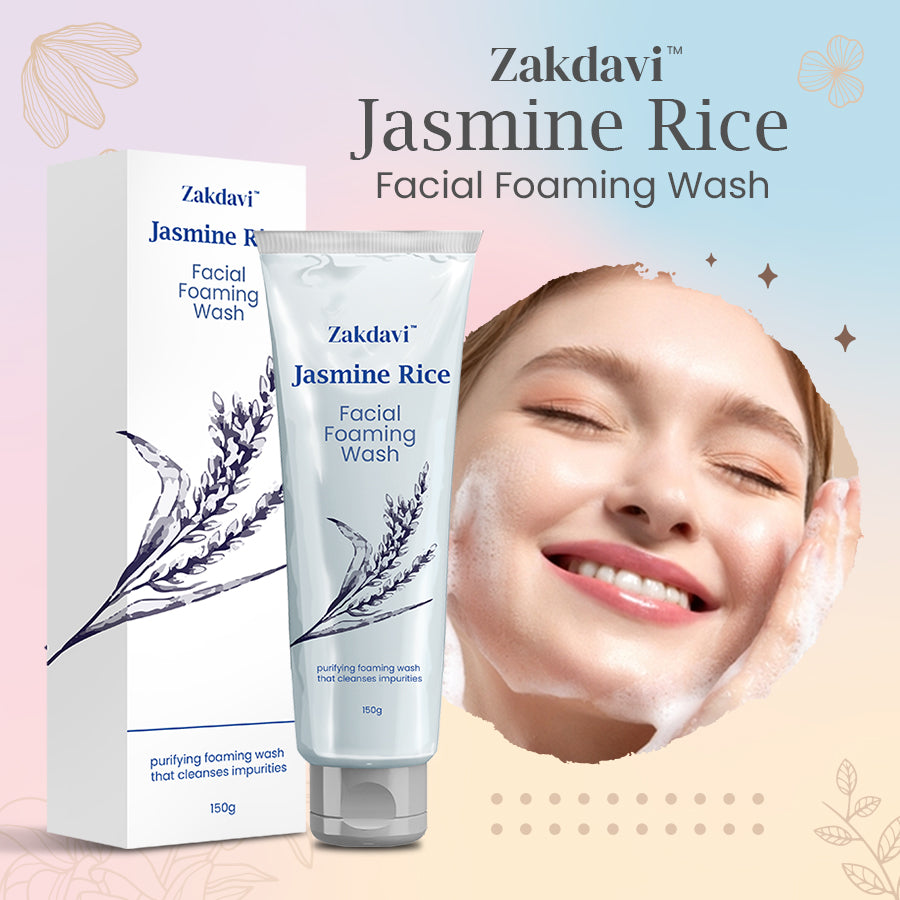 Zakdavi™️ Jasmine Rice Facial Foaming Wash